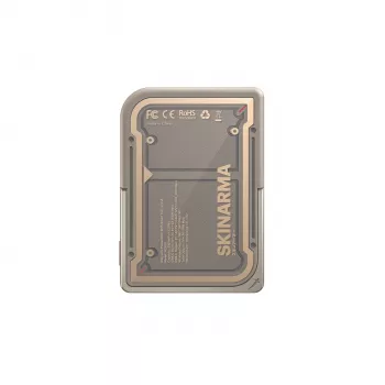 Skinarma Nexus Mecha magneettinen potkuteline varavirtalähde 5000mAh 20W PD USB-C MagSafe kulta