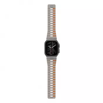 Skinarma Gemini -ranneke Apple Watch 49/46/45/44 mm harmaa