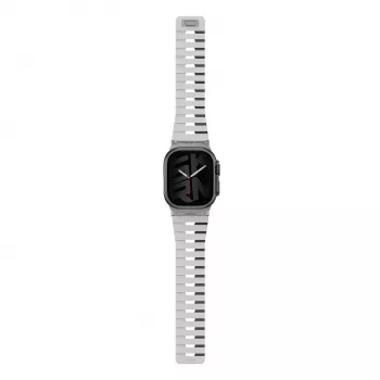 Skinarma Gemini Apple Watch -ranneke 49/46/45/44 mm Chalk
