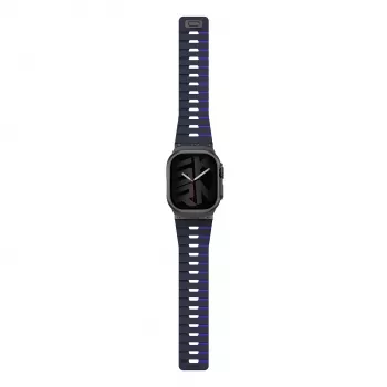 Skinarma Gemini Apple Watch -ranneke 49/46/45/44 mm Navy Blue