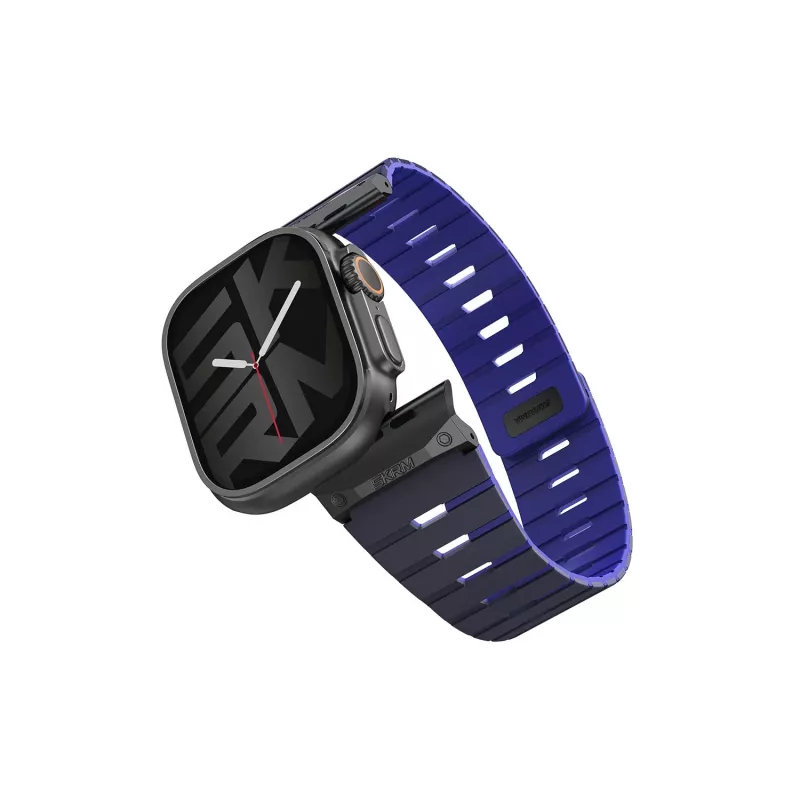 Skinarma Gemini Apple Watch -ranneke 49/46/45/44 mm Navy Blue
