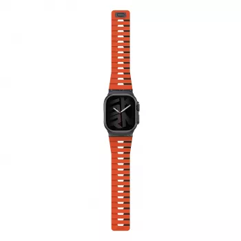 Skinarma Gemini -ranneke Apple Watch 49/46/45/44 mm oranssi