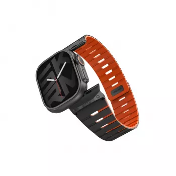 Skinarma Gemini -ranneke Apple Watch 49/46/45/44 mm Sienna