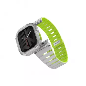 SKINARMA Gemini Niteglow -kotelo ja -ranneke Apple Watch 42 mm