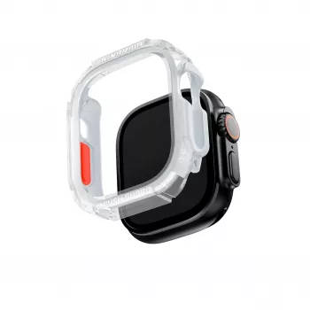 Skinarma Atom -kotelo Apple Watch 49 mm Frost