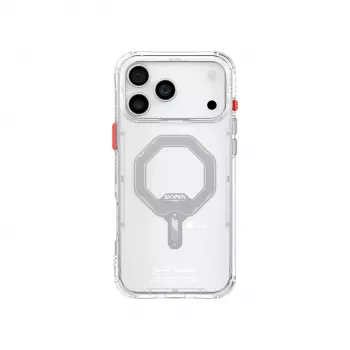 SKINARMA Saido magneettinen latauskotelo Apple iPhone 17 Pro, läpinäkyvä
