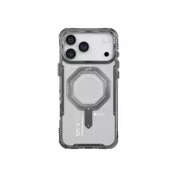 Skinarma Magma -kotelo iPhone 17 Pro magneettilataus Graphite