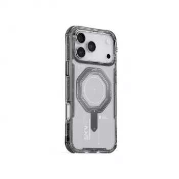 Skinarma Magma -kotelo iPhone 17 Pro magneettilataus Graphite