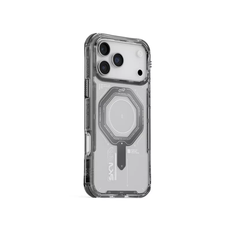 Skinarma Magma -kotelo iPhone 17 Pro magneettilataus Graphite