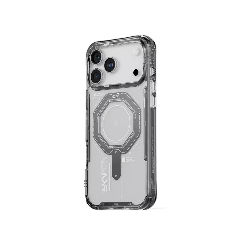 Skinarma Magma -kotelo iPhone 17 Pro magneettilataus Graphite