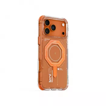 Skinarma Magma magneettinen latauskotelo iPhone 17 Pro Max, oranssi
