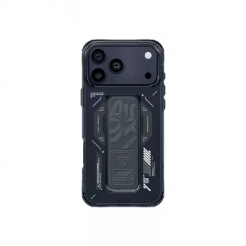 SKINARMA Helio -kotelo iPhone 17 Pro magneettilataus + Grip Stand Graphite