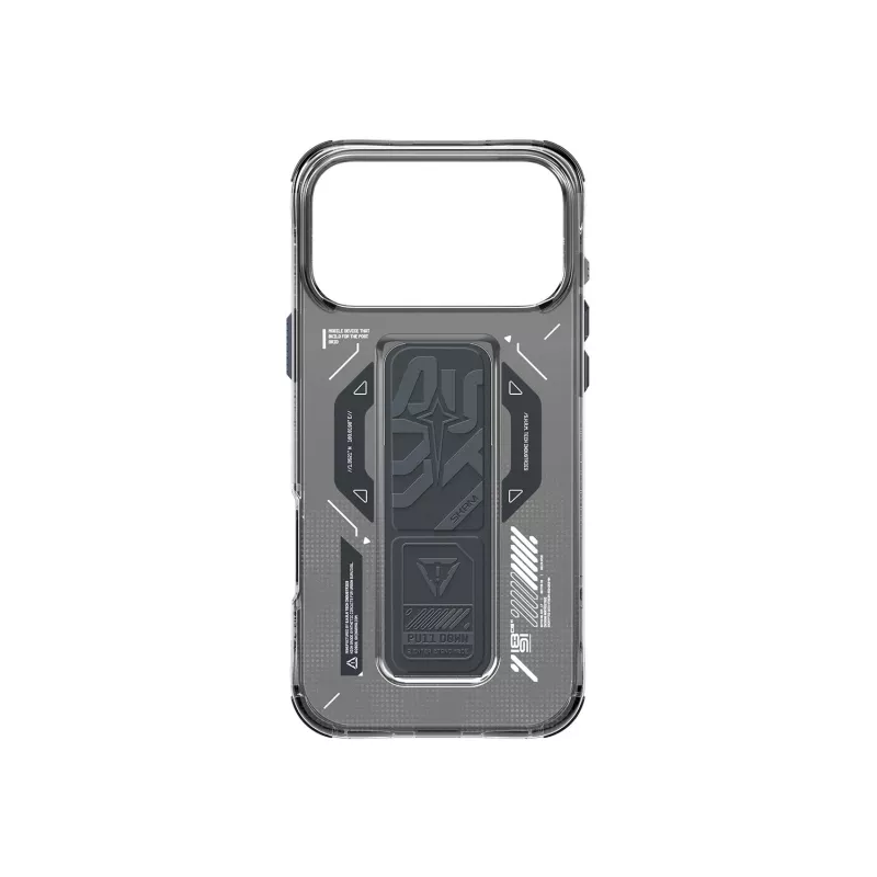 SKINARMA Helio -kotelo iPhone 17 Pro magneettilataus + Grip Stand Graphite