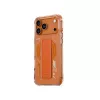 SKINARMA Helio -kotelo iPhone 17 Pro Max magneettilataus + Grip Stand oranssi