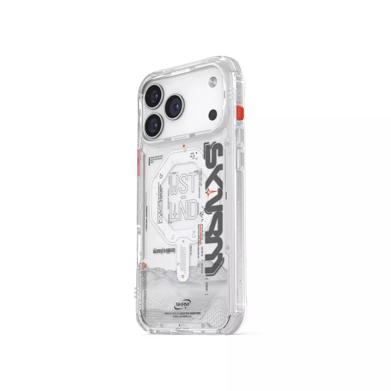 Skinarma Sonix -kotelo Apple iPhone 17 Pro, magneettilataus, läpinäkyvä