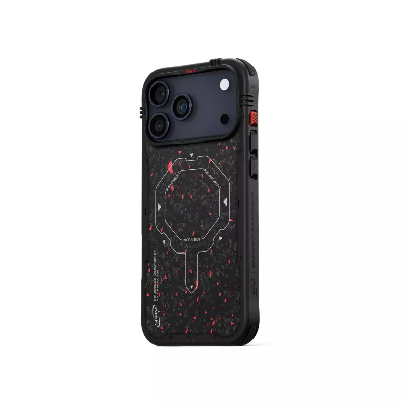 Skinarma Vektor kotelo iPhone 17 Pro Maxille magneettilataus musta
