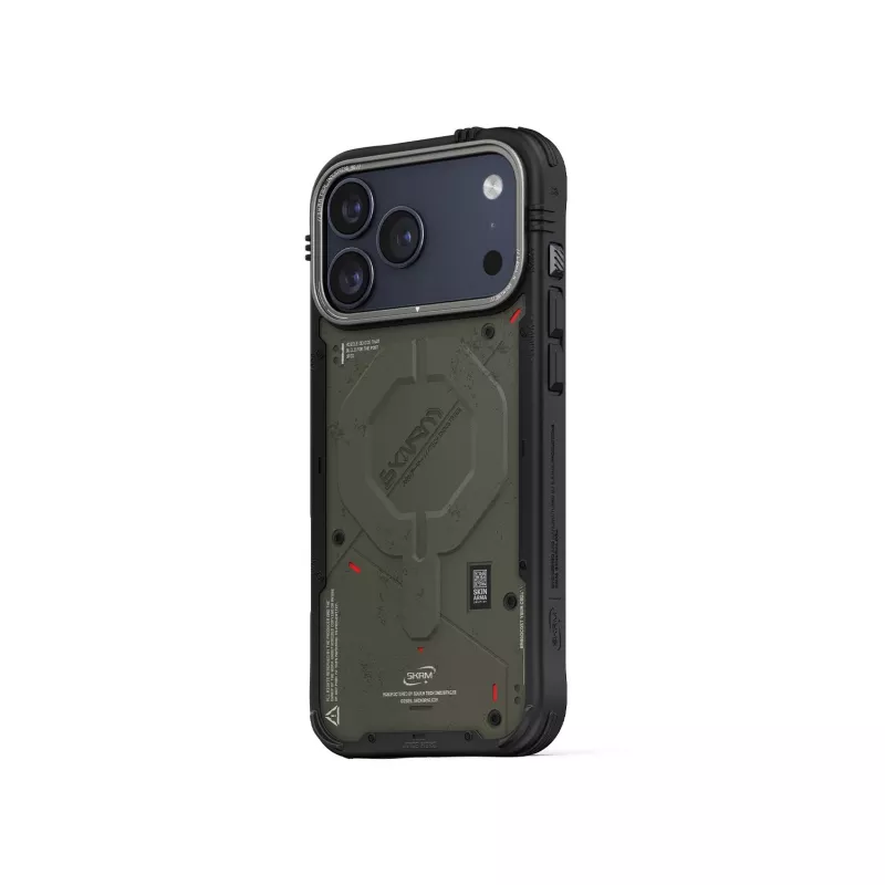Skinarma Vigor MagSafe kotelo iPhone 17 Pro Maxille vihreä