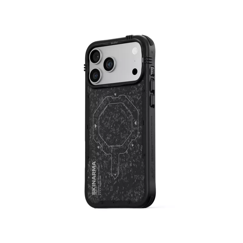 Skinarma Vektor MagSafe -kotelo iPhone 17 Pro, Onyx Black