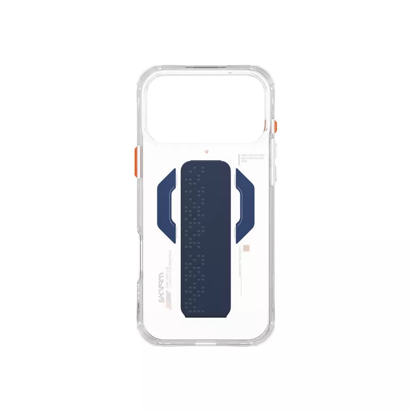 Skinarma Haxa magneettilataus + kahvateline kotelo Apple iPhone 17 Pro Maxille, sininen