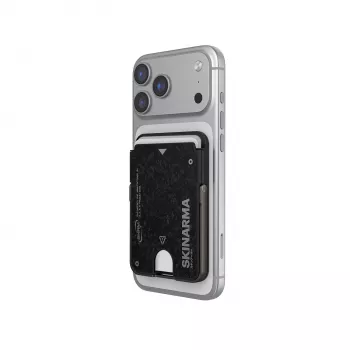 Skinarma Vektor Magnetic Smart Kick-Stand lompakkokotelo, Onyx