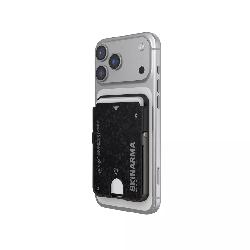 Skinarma Vektor Magnetic Smart Kick-Stand lompakkokotelo, Onyx