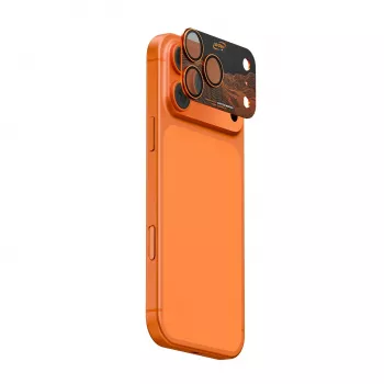 Skinarma Sonix Full Aluminium Camera Lens Protector iPhone 17 Pro, oranssi