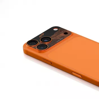 Skinarma Sonix Full Aluminium Camera Lens Protector iPhone 17 Pro, oranssi