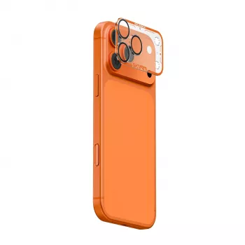 Skinarma Magma Full Matte Camera Lens Protector Apple iPhone 17 Pro - oranssi
