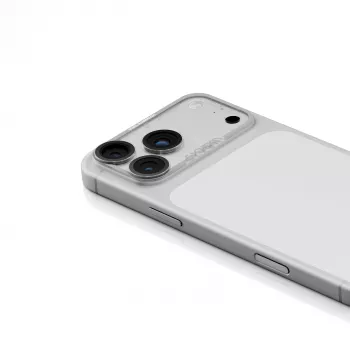 Skinarma Magma täysin mattapintainen kameran linssinsuoja iPhone 17 Pro Maxille - harmaa