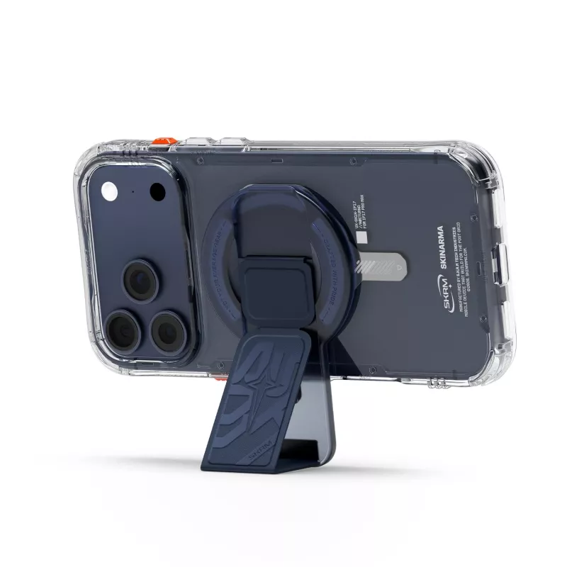 SKINARMA Arch XEPhaze Smart Grip-Stand magneettinen puhelinteline ja -pidike sininen