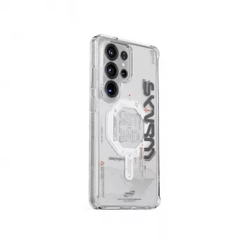 Skinarma Sonix Hybrid -takakansi Samsung Galaxy S26 Ultralle, läpinäkyvä