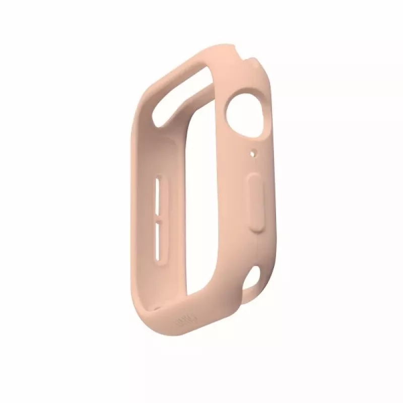 UNIQ Lino Apple Watch -kotelo Series 4/5/6/SE/SE3 44 mm - Blush Pink