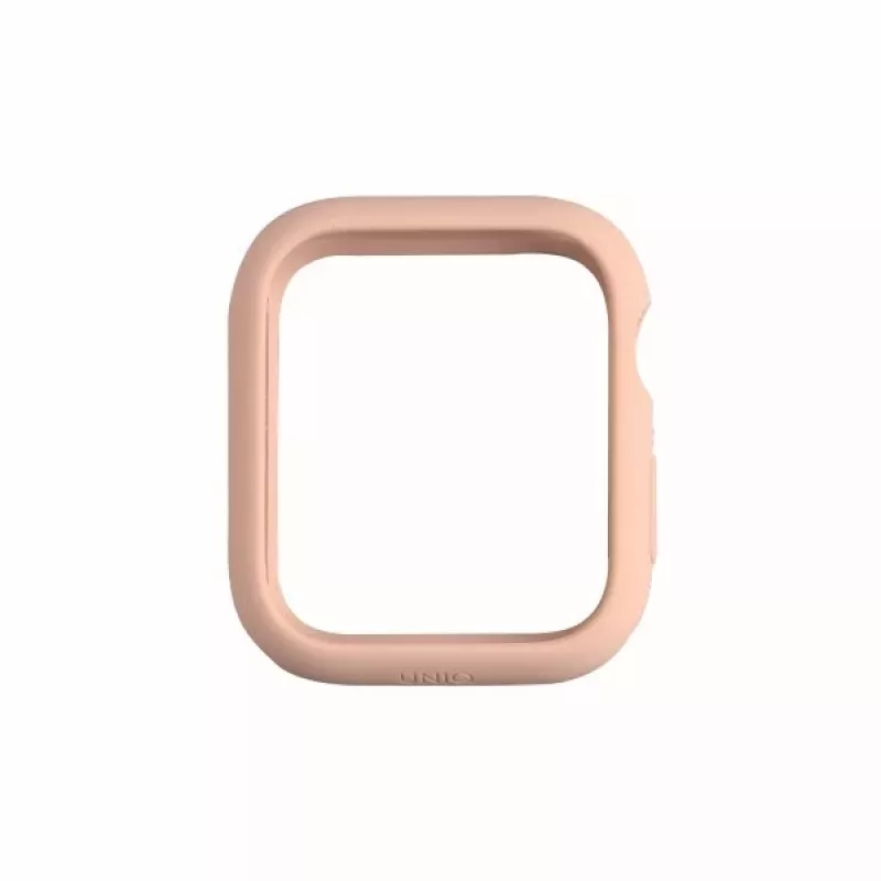 UNIQ Lino Apple Watch -kotelo Series 4/5/6/SE/SE3 44 mm - Blush Pink