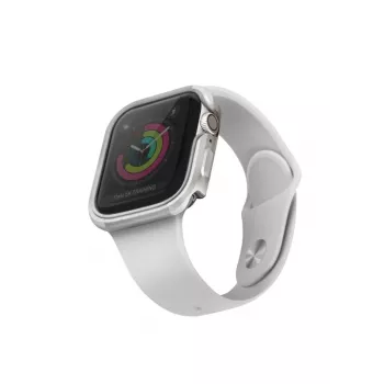 UNIQ Valencia -kotelo Apple Watch Series 4/5/6/SE/SE3 40 mm - Titanium Silver