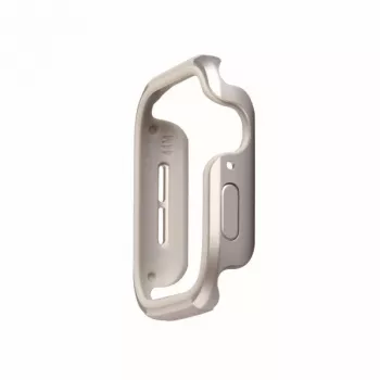 UNIQ Valencia -kotelo Apple Watch Series 4/5/6/SE/SE3 40 mm - Titanium Silver