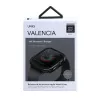 UNIQ Valencia Apple Watch Series 4/5/6/SE/SE3 40 mm -kotelo Gunmetal Grey