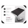 UNIQ Dfender kannettavan tietokoneen suojahuppu 16 inch Charcoal Black