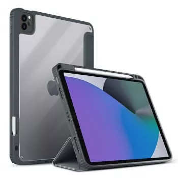 UNIQ Moven -kotelo iPad Pro 11 (2021/2020) ja iPad Air 10.9 (2022/2020) antimikrobisella suojalla - antrasiitinharmaa