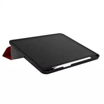 UNIQ Transforma Folio -kotelo iPad Pro 11 tuumalle (2021/2020) ja iPad Air 10,9 tuumalle (2022/2020) antimikrobisella suojalla, korallinpunainen