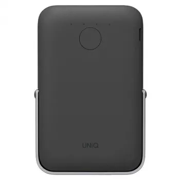 UNIQ Powerbank Hoveo 5000mAh USB-C 20W PD Fast Charge langaton magneettinen Charcoal Grey