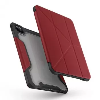 UNIQ Trexa -kotelo iPad Pro 11 tuumalle 2021/2020 ja iPad Air 10,9 tuumalle 2022/2020, antimikrobinen, punainen