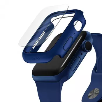 UNIQ Nautic suojakotelo Apple Watch Series 4/5/6/SE/SE3 40 mm sininen