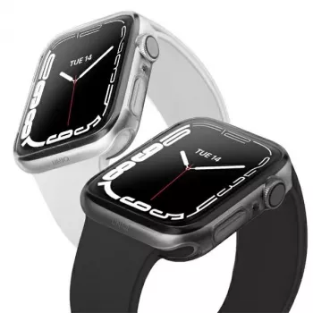 UNIQ Glase Apple Watch Series 7/8/9 41 mm Dual Pack Clear & Smoke suojakotelo