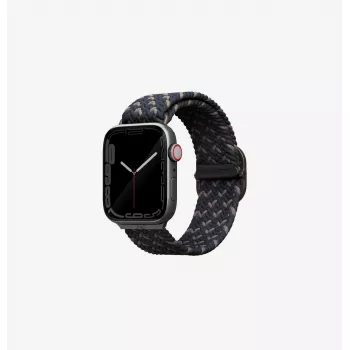 UNIQ Aspen Braided Solo Loop -kelloranneke Apple Watch 38/40/41 mm Series 1-9/SE/SE2/SE3 - Citrus Pink