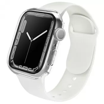 UNIQ Legion -kotelo Apple Watch Series 7/8/9 45 mm läpinäkyvä