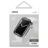 UNIQ Legion -kotelo Apple Watch Series 7/8/9 45 mm läpinäkyvä