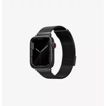 UNIQ Dante Apple Watch -ranneke ruostumattoman teräksen lenkkiranneke Starlight 42/44/45 mm Series 1-9/SE/SE2/SE3