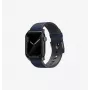 UNIQ Straden Leather Hybrid -ranneke Apple Watch 42/44/45/49mm sininen