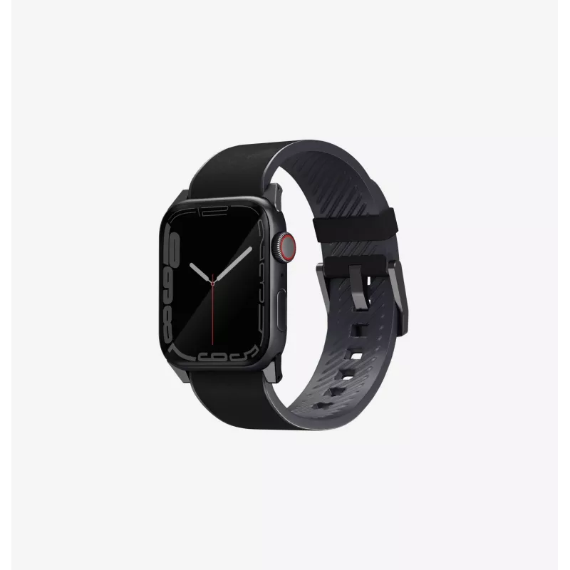 UNIQ Straden Leather Hybrid -ranneke Apple Watch 42/44/45/49mm sininen
