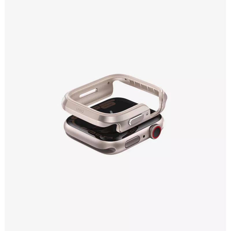 UNIQ Valencia Apple Watch Series 4/5/6/SE/SE3 45/44mm -kotelo - sininen